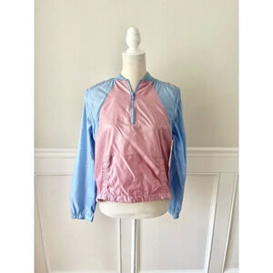 SUB4 Vintage Windbreaker Jacket L Pink Blue